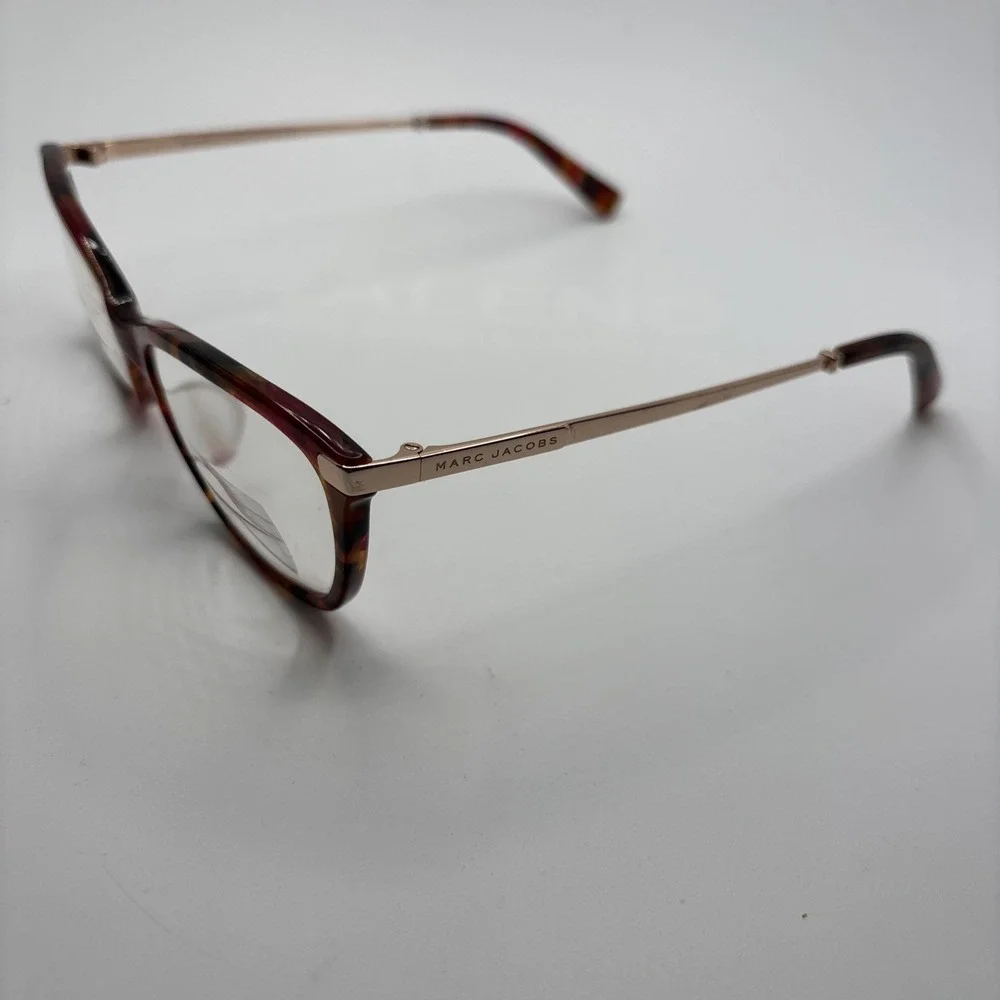 MARC JACOBS EYEGLASS FRAME MARC 400 O63 54/18/145 RED PINK ORANGE GOLD #D169